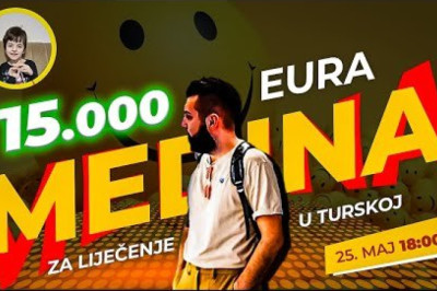 Sakupljeno $15,840 za liječenje MEDINE OKANOVIĆ u Turskoj