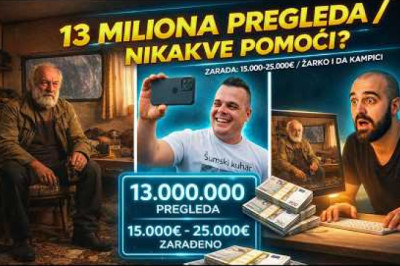 💸 13 MILIONA pregleda, a Žarko NEMA NIŠTA?