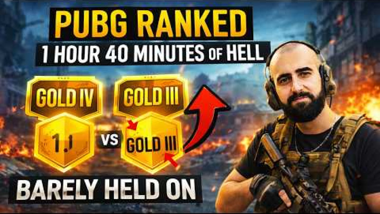 PUBG RANKED I DALJE PAKAO! 💀 1h 40min Borbe za Gold 3
