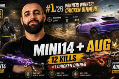 MINI14 + AUG 👑 12 KILLS #1 @PUBG Chicken Dinner